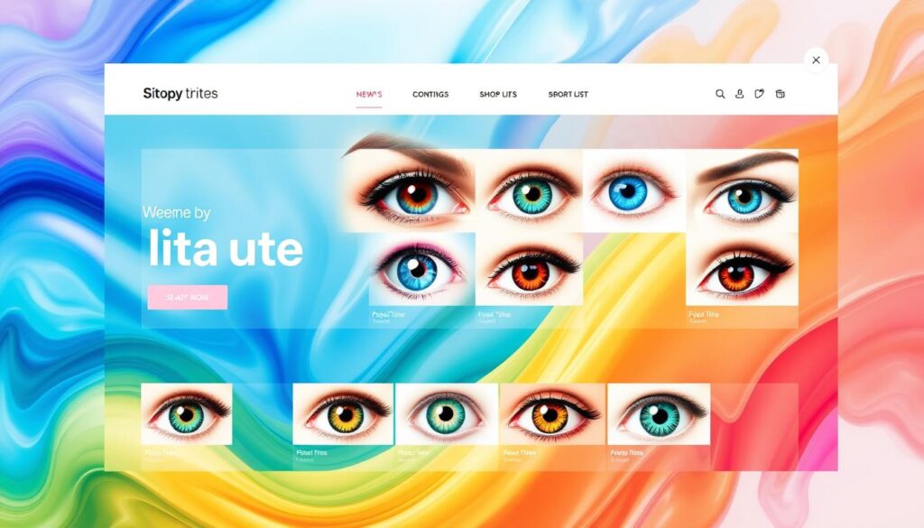 colored contacts online